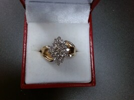 10K Diamond Fashion Ring