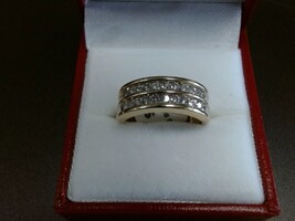 14kt Diamond Wedding Band