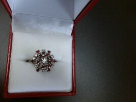 Ruby and Diamond Fashion Ring