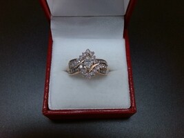 14kt Yellow Gold Marquise Engagement Ring