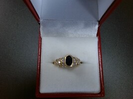 18k Sapphire and diamond fashion Ring