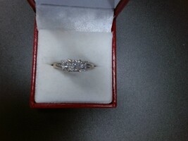 Vintage 14k White Gold Ring