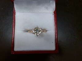  14kt Yellow Gold Engagement Ring