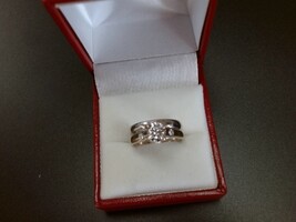 14k White Gold Solitaire Ring