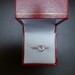  10kt White Gold Old European Cut Solitaire Engagement Ring