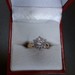  Diamond "Flower" Shaped Cluster Ring