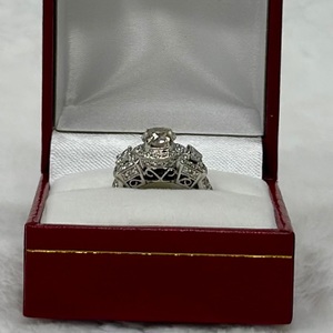  14K White Gold Diamond Ring